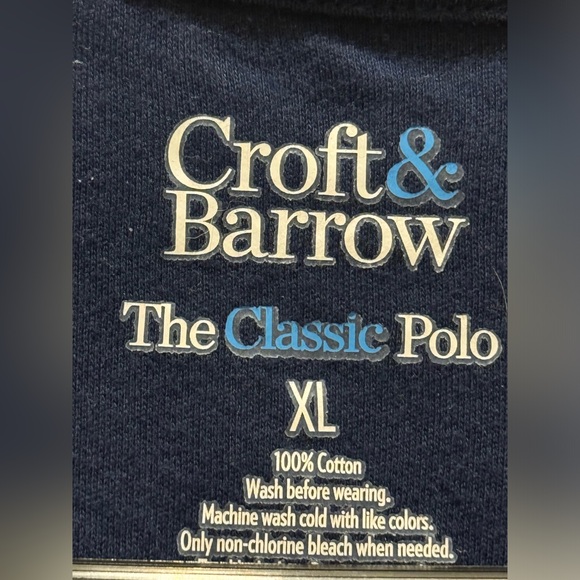 Croft and Barrow The Classic Polo Floral Sleeveless Shirt size XL - Picture 3 of 3